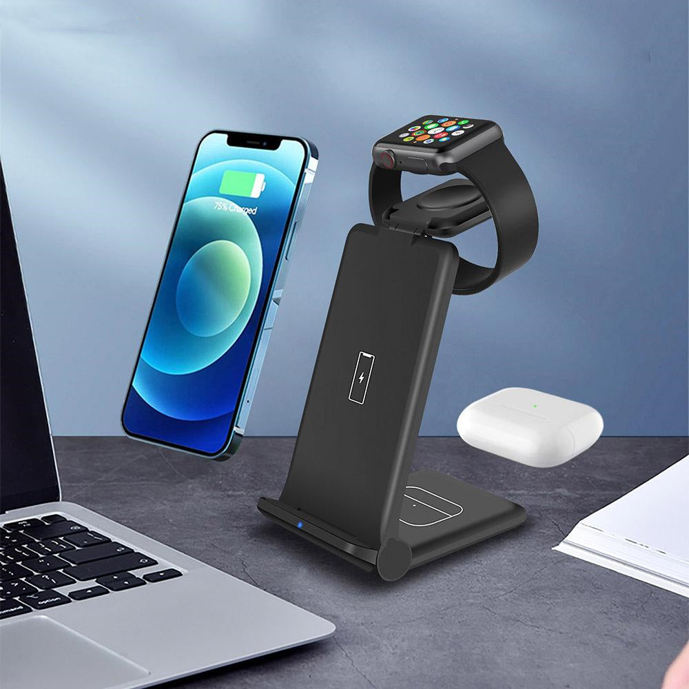 3 in 1 Wireless Charger Station Fast Charging Stand